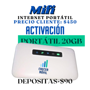 Portátil 20 GB (MIFI Activación)