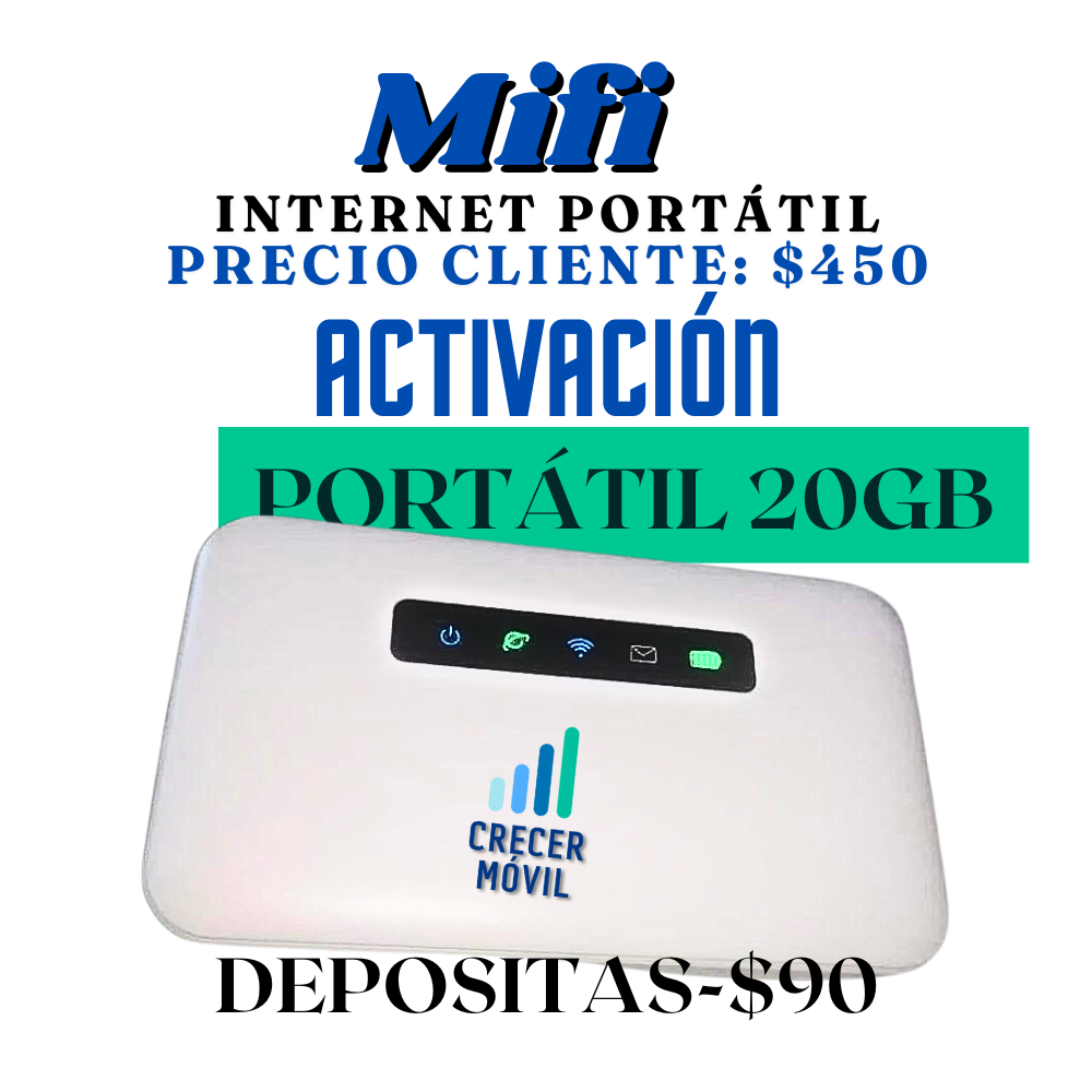 Portátil 20 GB (MIFI Activación)